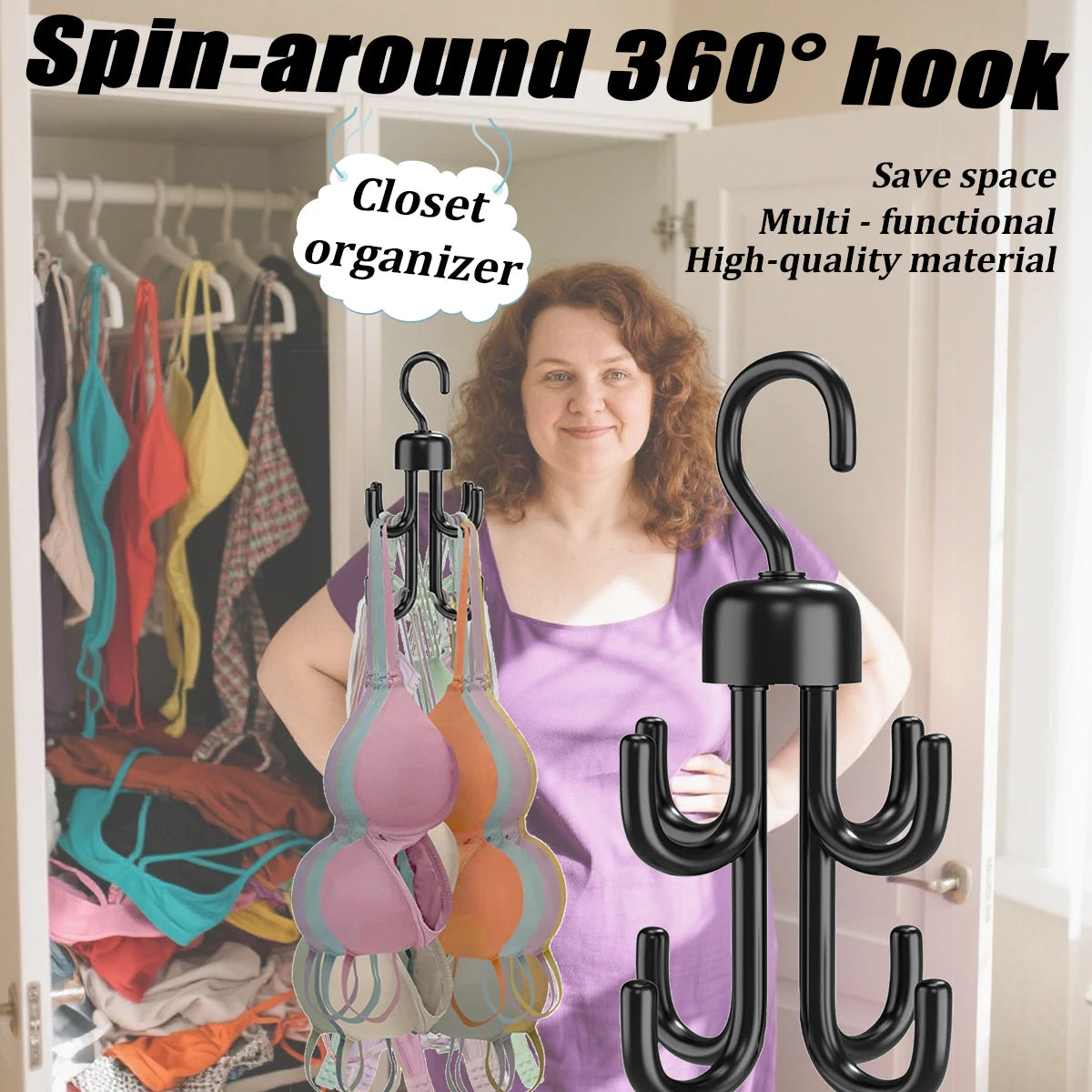 Multifunctional Closet Hook